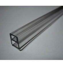 Профиль для поликарбоната Квадрат 10х10 мм Белый