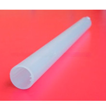 Труба из поликарбоната 15 мм белый (с пазом)