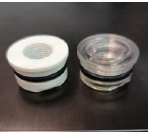 Внутренняя заглушка для трубы 30мм с уплотнительным кольцом (в комплекте) Прозрачный купить в Пинске  