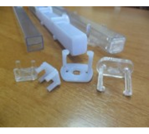 Заглушка торцевая для "Квадро №3"  "Квадро№4" Прозрачный купить в Пинске  